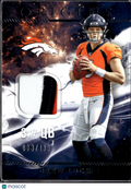 Drew Lock 2019 Origins Jersey Patch JERSEY NUMBER RC 3/199 Denver Broncos