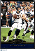 Drew Lock 2019 Panini Plates & Patches Rookie RC 9/99 Denver Broncos