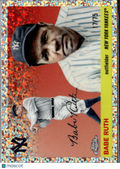 Babe Ruth 2025 Topps Chrome Platinum Rose Gold Refractor 17/75 New York Yankees
