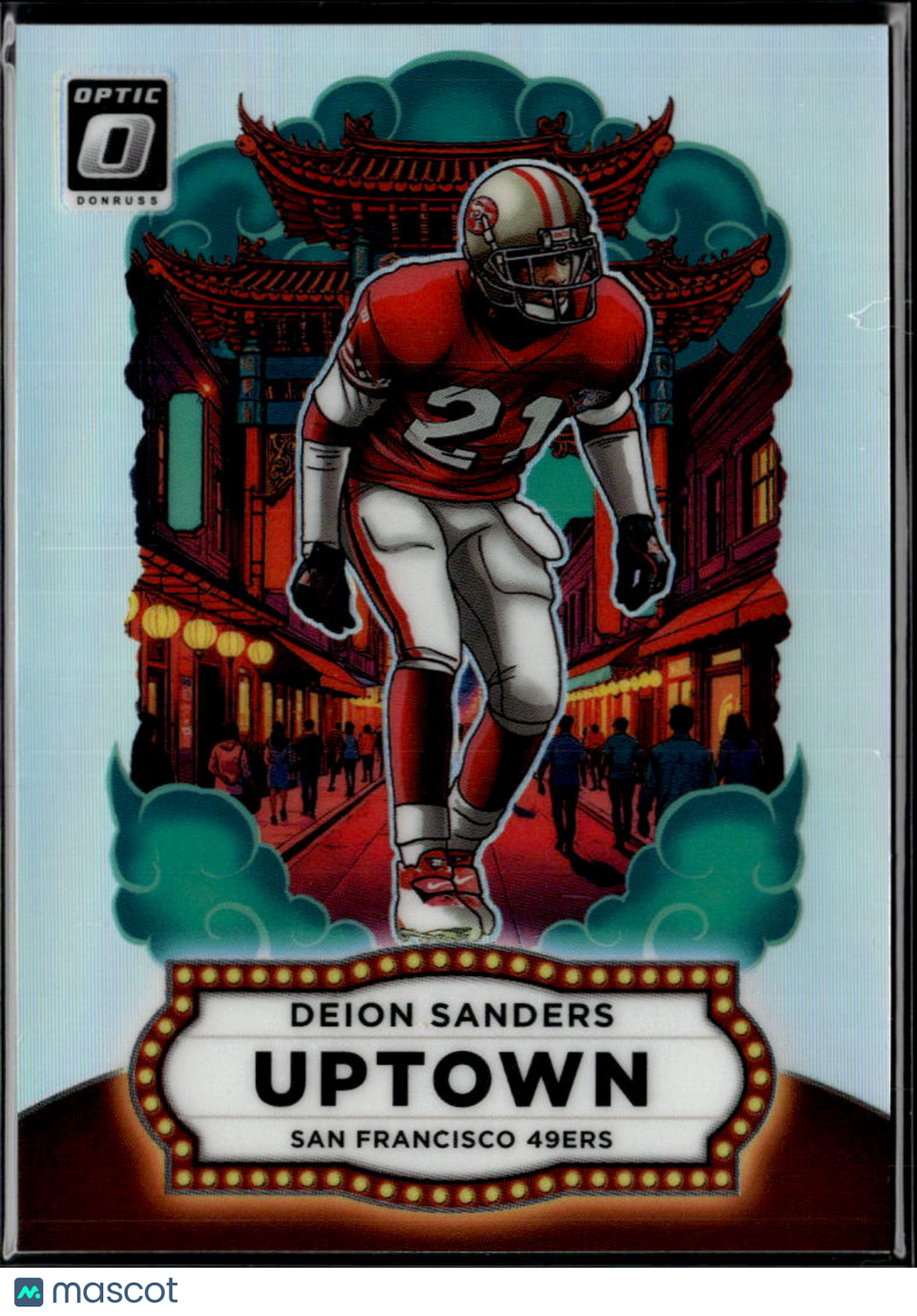 Deion Sanders 2025 Panini Donruss Optic Uptown Prizm San Francisco 49ers
