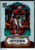Deion Sanders 2025 Panini Donruss Optic Uptown Prizm San Francisco 49ers