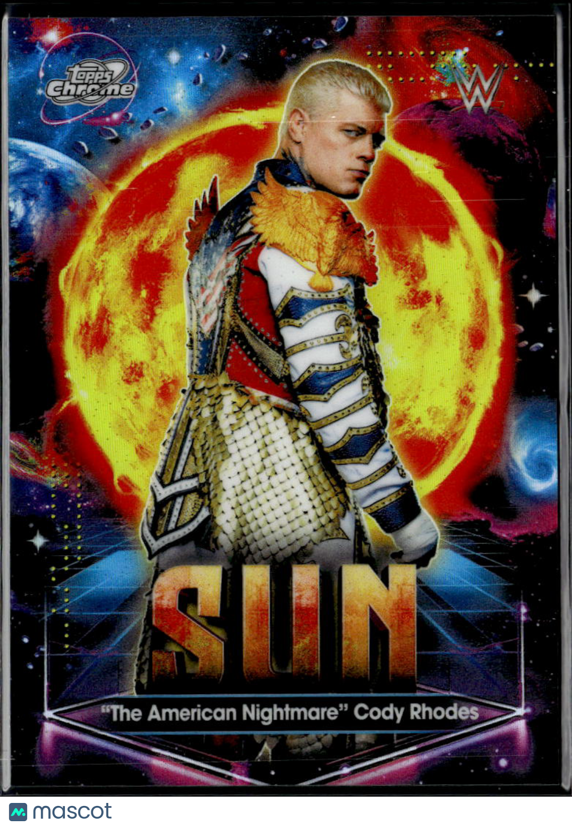 Cody Rhodes 2026 Topps Chrome Cosmic WWE Planetary Pursuit Sun CASE HIT