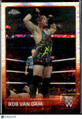 Rob Van Dam 2015 Topps Chrome WWE Pulsar Refractor 21/75 #58 WWE