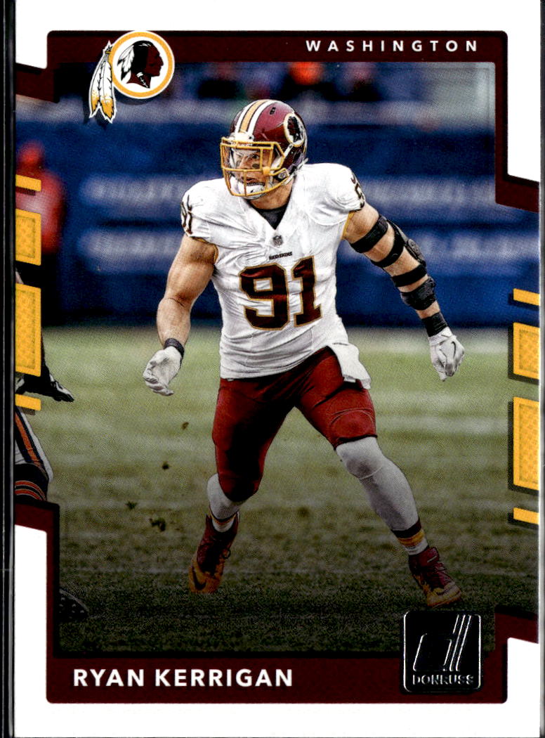 Ryan Kerrigan 2017 Donruss Football Aqueous Test SSP Washington Redskins