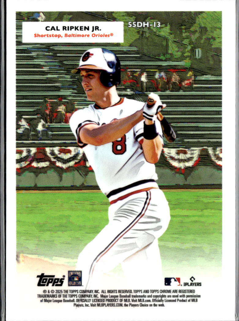 Gunnar Henderson / Cal Ripken Jr. 2025 Topps Chrome GOLD Refractor 46/50 Orioles