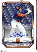 Carson Benge 2026 Bowman Auto Autograph New York Mets