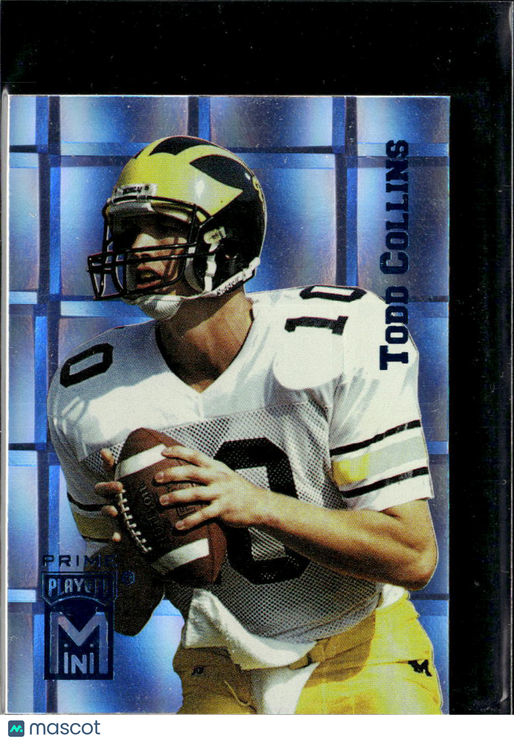 Todd Collins 1995 Playoff Prime Mini Buffalo Bills Michigan