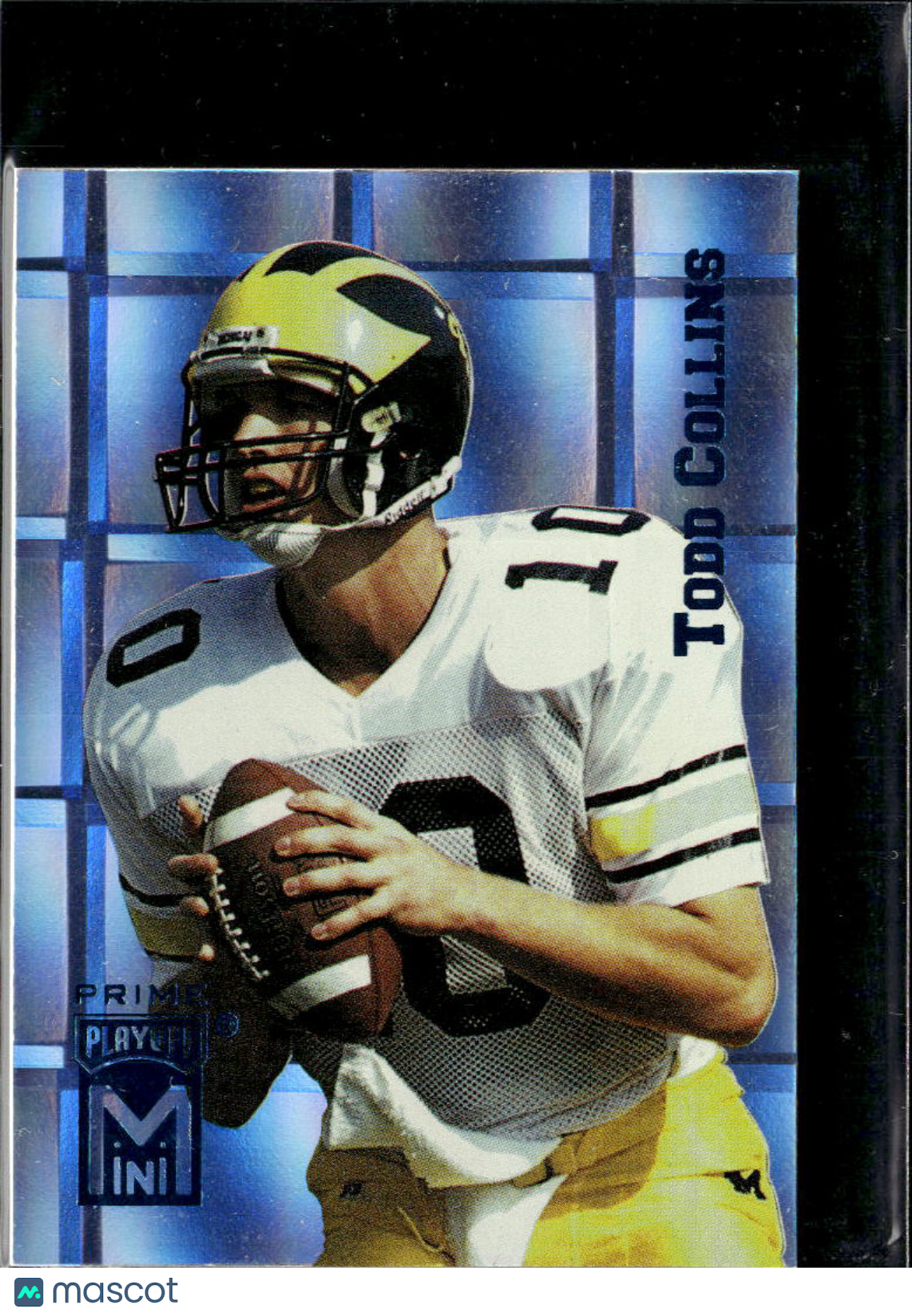 Todd Collins 1995 Playoff Prime Mini Buffalo Bills Michigan