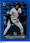 George Lombard Jr. 2026 Bowman Chrome Blue Mega Box Refractor 114/150 Yankees
