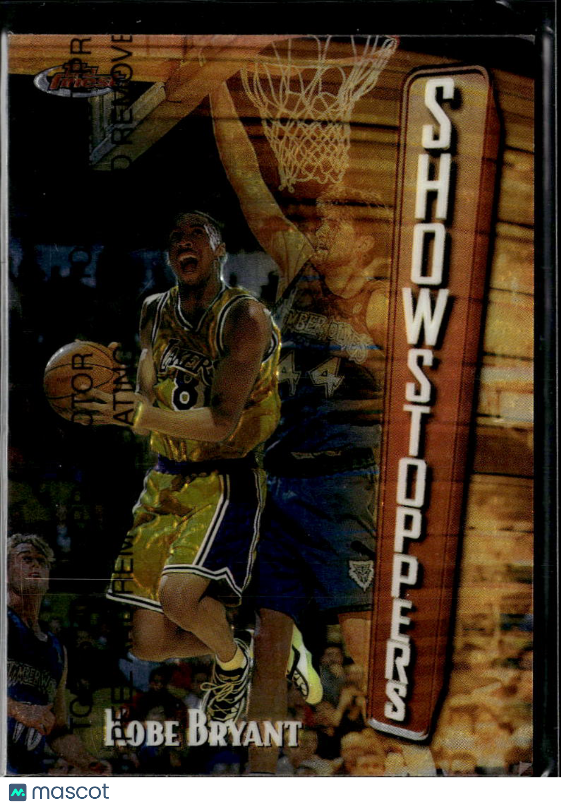 Kobe Bryant 1996 Topps Finest Showstoppers #262 Los Angeles Lakers