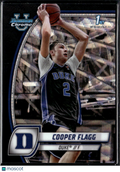 Cooper Flagg 2024 Bowman Chrome 1st Black Wave Refractor Rookie RC Duke #16