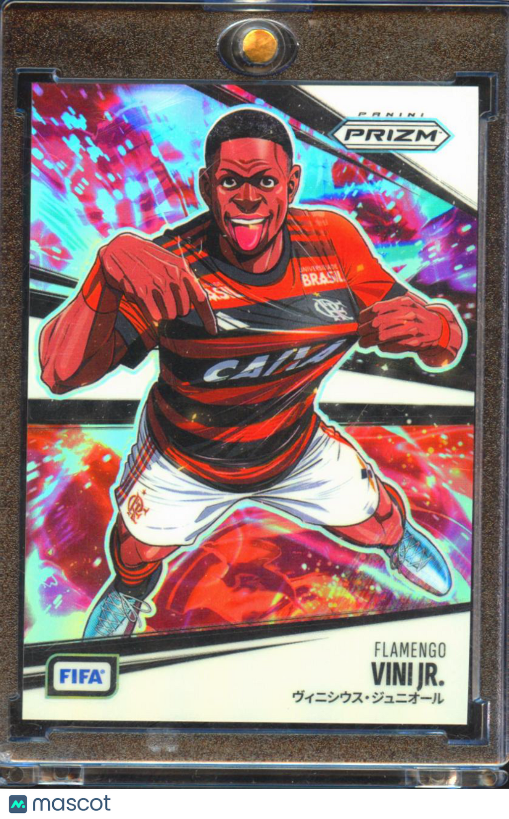 Vini Jr. 2025-26 Prizm MANGA CASE HIT SSP CASE HIT Flamengo Brazil