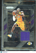 Kobe Bryant 2018-19 Prizm Game Worn Jersey Patch Los Angeles Lakers