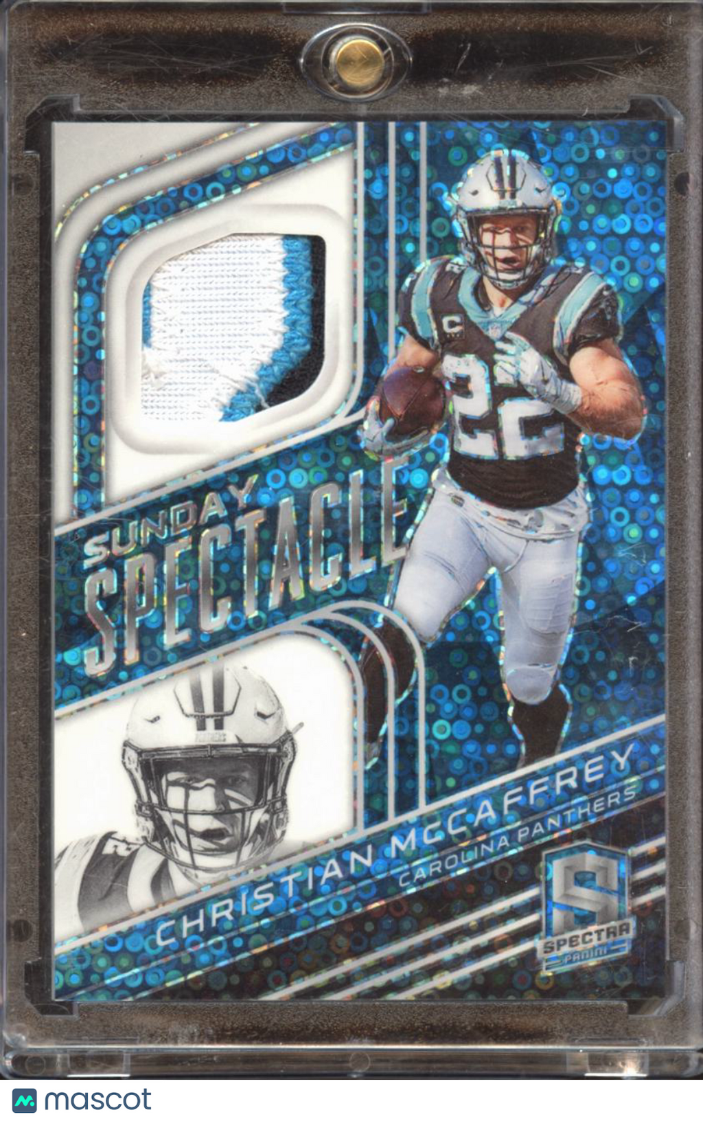 Christian McCaffrey 2022 3 Color Jersey Patch 17/60 Carolina Panthers