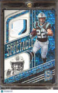 Christian McCaffrey 2022 3 Color Jersey Patch 17/60 Carolina Panthers