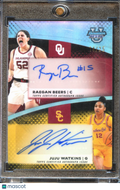 Raegan Beers / Juju Watkins 2026 Bowman's Best Auto Autograph RC Sooners 14/25