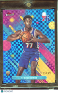VJ Edgecombe 2025-26 Topps Finest Blue Checkerboard RC 15/99 Philadelphia 76ers