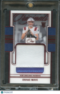Drake Maye 2025 Panini One Originals Jersey Patch RC 43/49 New England Patriots