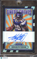 Adrian Peterson 2024 Topps Finest Greats Auto Autograph 22/25 Minnesota Vikings