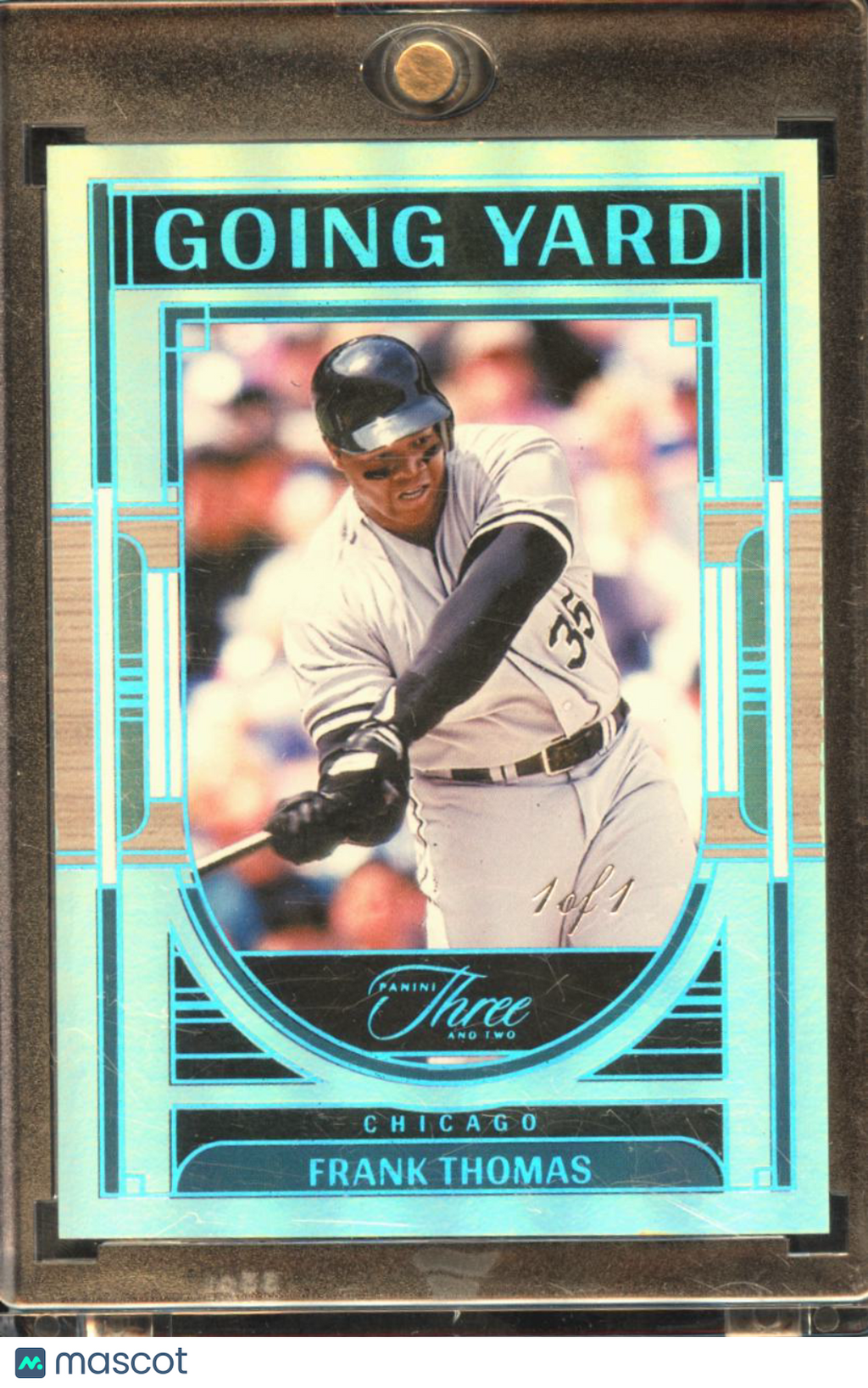 Frank Thomas 2024 Panini Three and Two Platinum 1/1 One Of One Chicago White Sox