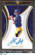 Jared Goff 2016 Immaculate Auto Autograph RC Rookie Cal Rams Lions 98/99