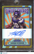 Adrian Peterson 2024 Topps Finest Greats Auto Autograph 41/50 Minnesota Vikings