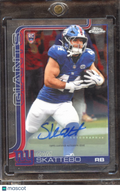 Cam Skattebo 2025 Topps Chrome Auto Autograph RC Rookie New York Giants