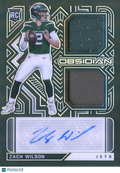 Zach Wilson 2021 Obsidian Auto Autograph Patch RC 42/100 New York Jets
