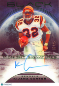 Ki-Jana Carter 2024 Panini Black Midnight Signatures Auto /25 Cincinnati Bengals