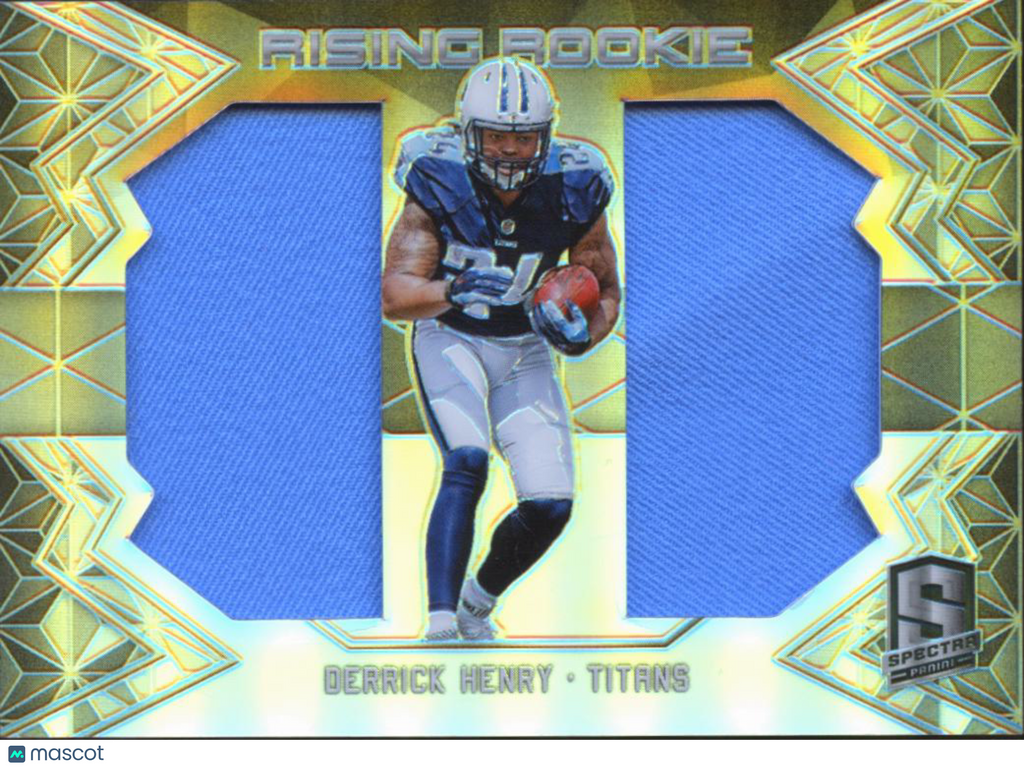 Derrick Henry 2016 Spectra Jersey Patch RC Rookie 169/199 Tennessee Titans