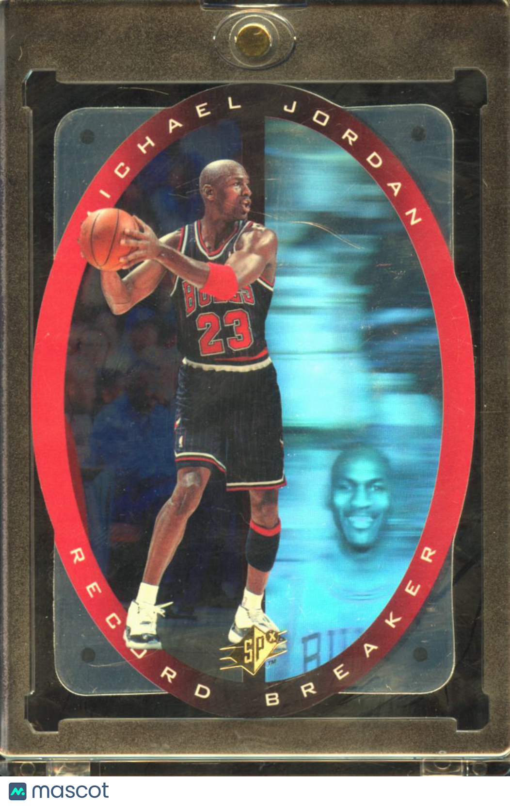 Michael Jordan 1996 Upper Deck SPx Record Breaker #R1 Chicago Bulls