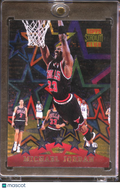 Michael Jordan 1996 Topps Stadium Club Special Forces #SF4 Chicago Bulls