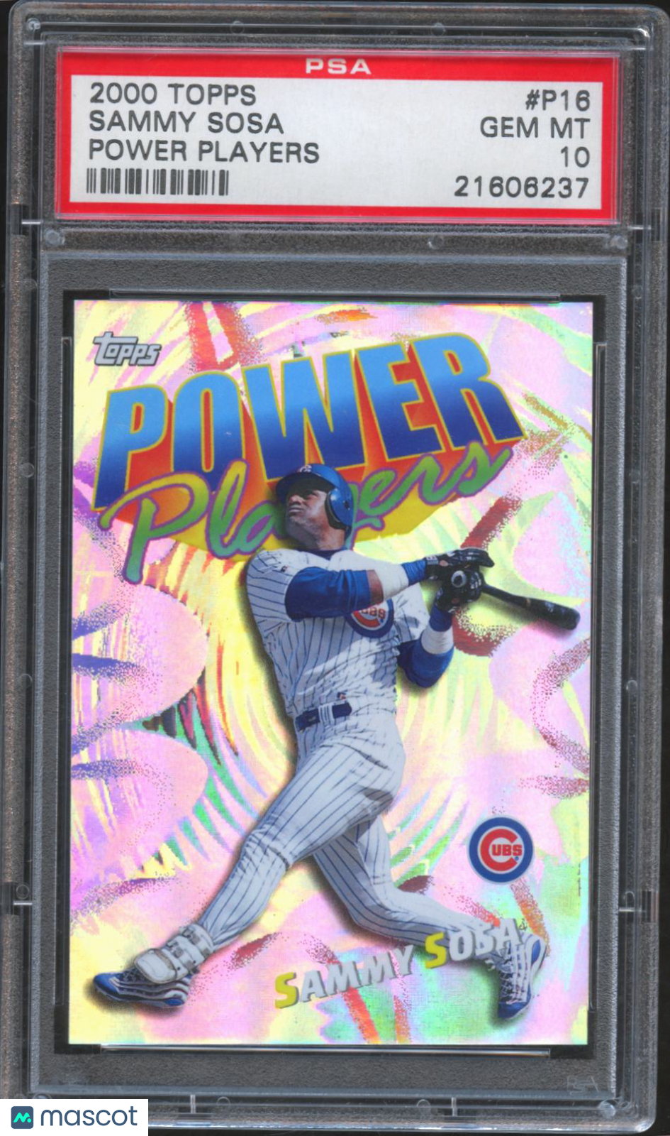Sammy Sosa 2000 Topps Power Players Insert Chicago Cubs #P16 PSA 10