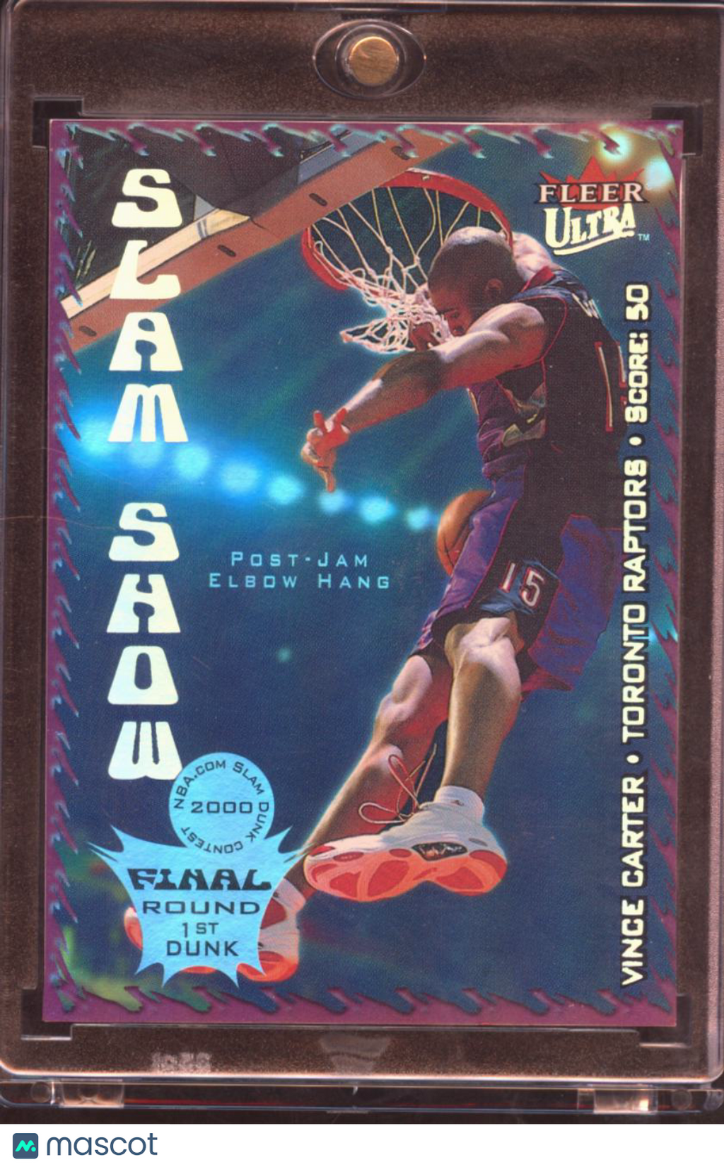 Vince Carter 2000 Fleer Ultra Slam Show Platinum 39/100 Toronto Raptors