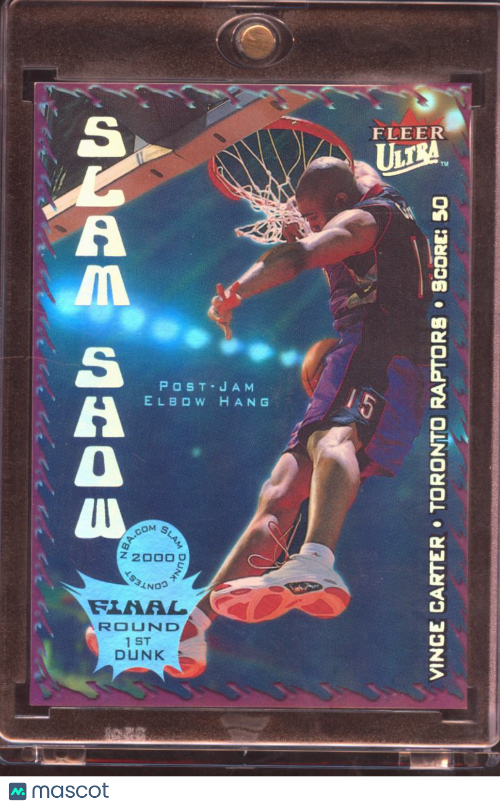 Vince Carter 2000 Fleer Ultra Slam Show Platinum 39/100 Toronto Raptors