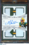 Matthew Golden 2025 National Treasures Auto Autograph Patch RC 71/99 Packers