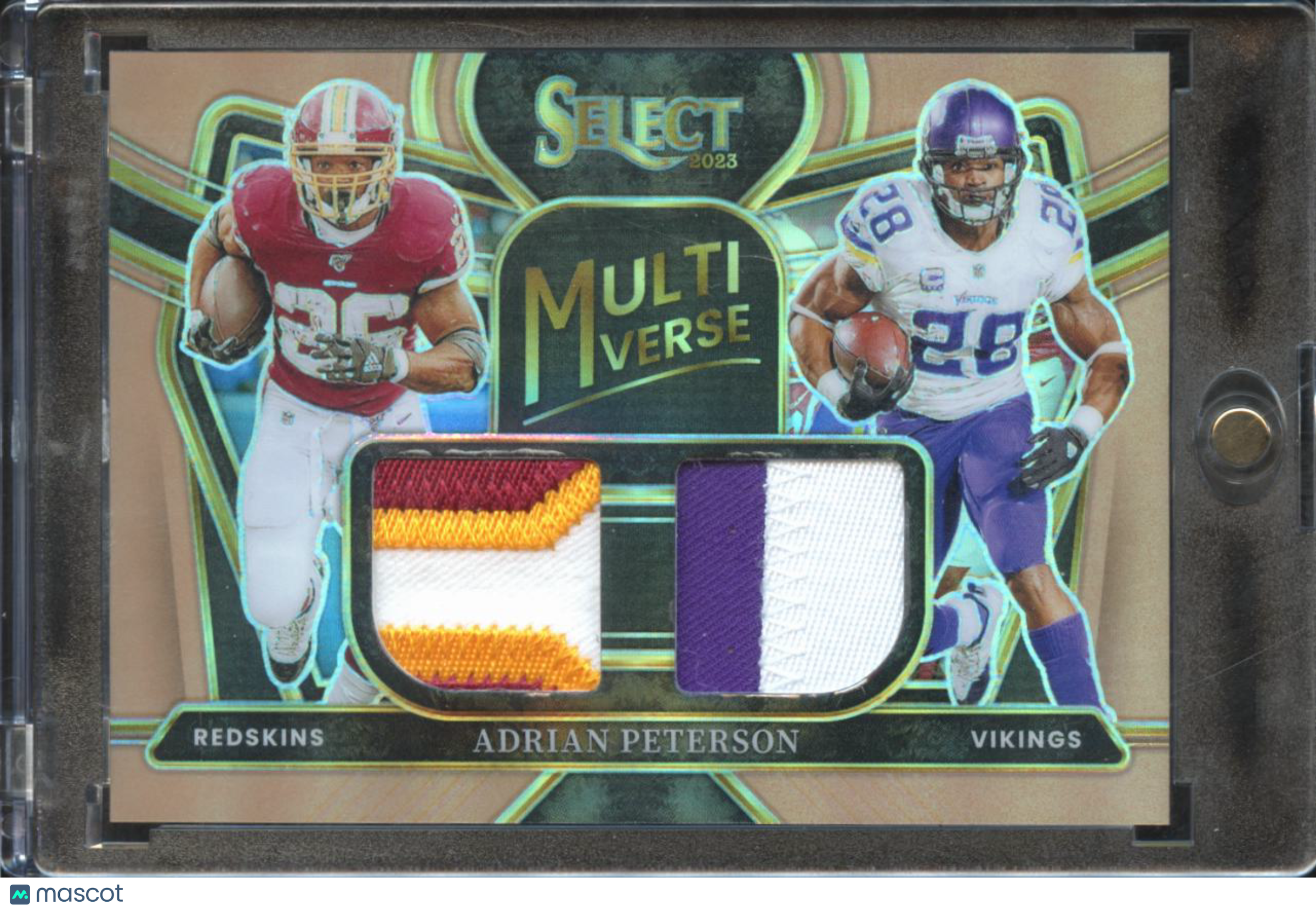Adrian Peterson 2024 Select Multiverse Dual Patch 49/49 Redskins Vikings