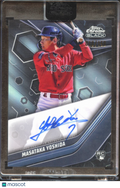 Masataka Yoshida 2023 Topps Chrome Black Auto Autograph RC 10/150 Boston Red Sox