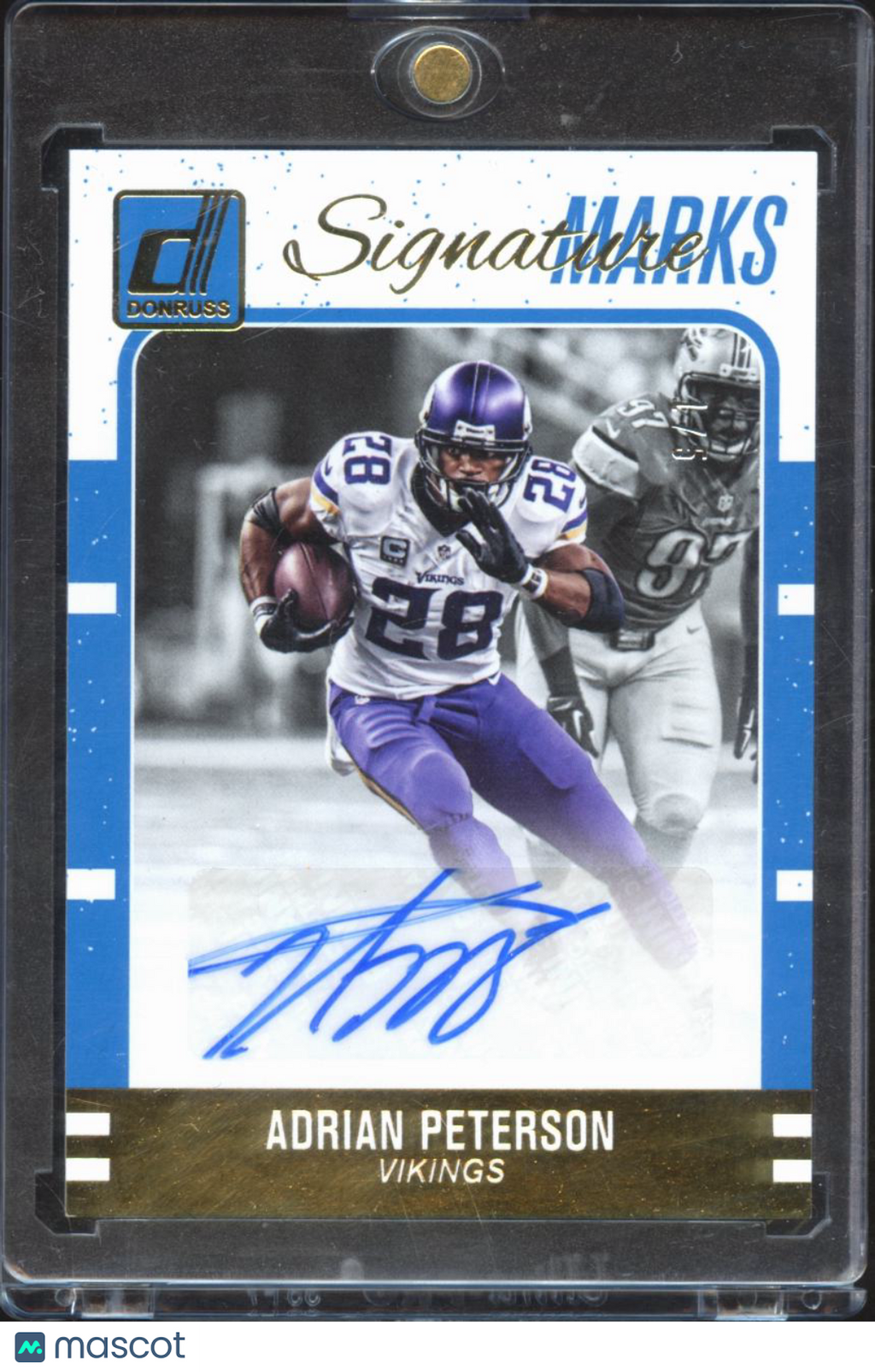 Adrian Peterson 2016 Donruss Signature Marks Auto Autograph 1/5 Vikings