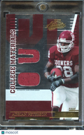 Adrian Peterson 2007 Absolute Game Worn Jersey Patch 10/100 Oklahoma Sooners