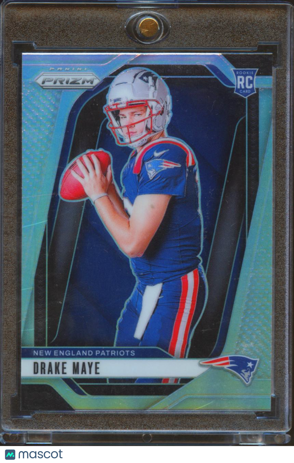 Drake Maye 2024 Prizm Variation Silver Prizm Rookie RC #12 New England Patriots