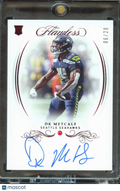 DK Metcalf 2020 Flawless Auto Autograph RC Ruby Gem 6/20 Seattle Seahawks