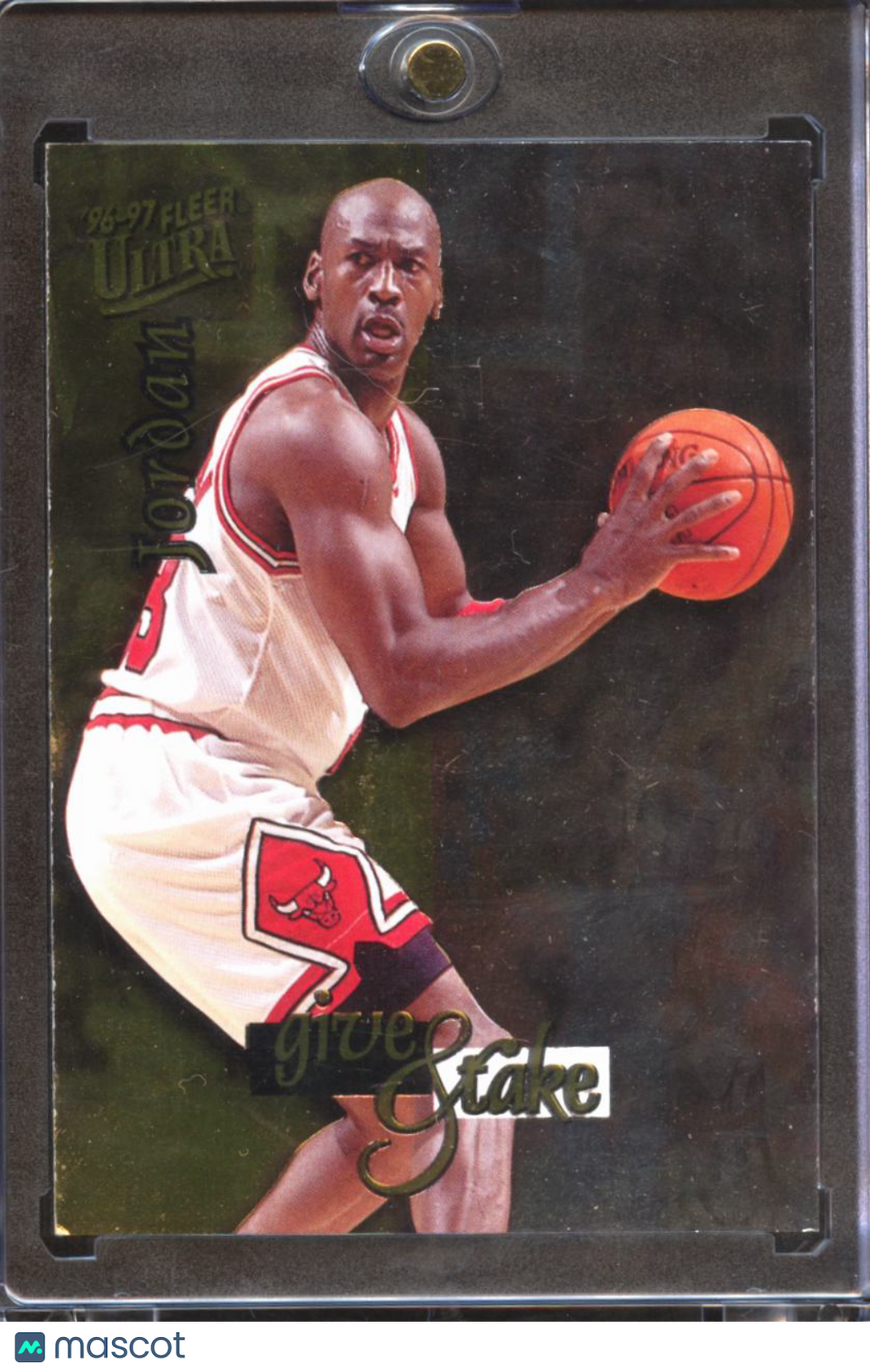 Michael Jordan 1996-97 Fleer Ultra Give and Take Insert Chicago Bulls