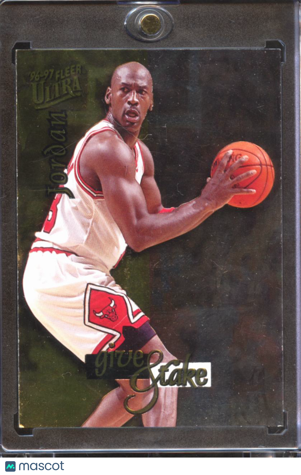 Michael Jordan 1996-97 Fleer Ultra Give and Take Insert Chicago Bulls