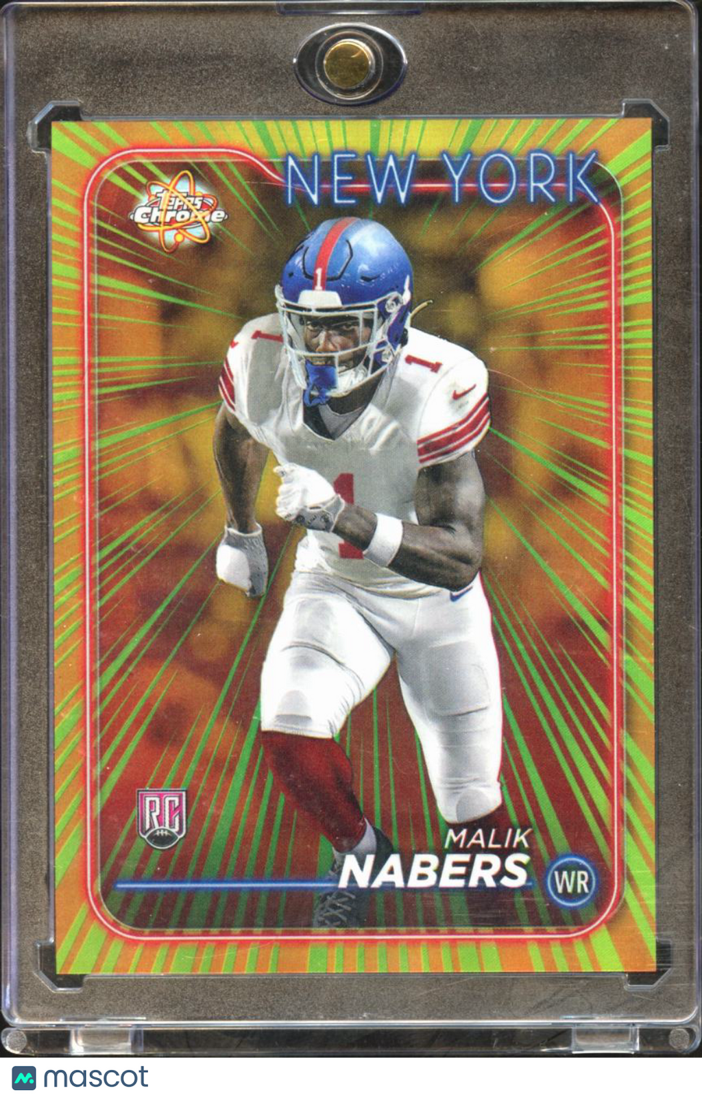 Malik Nabers 2024 Topps Chrome Radiating Rookies SSP RC New York Giants