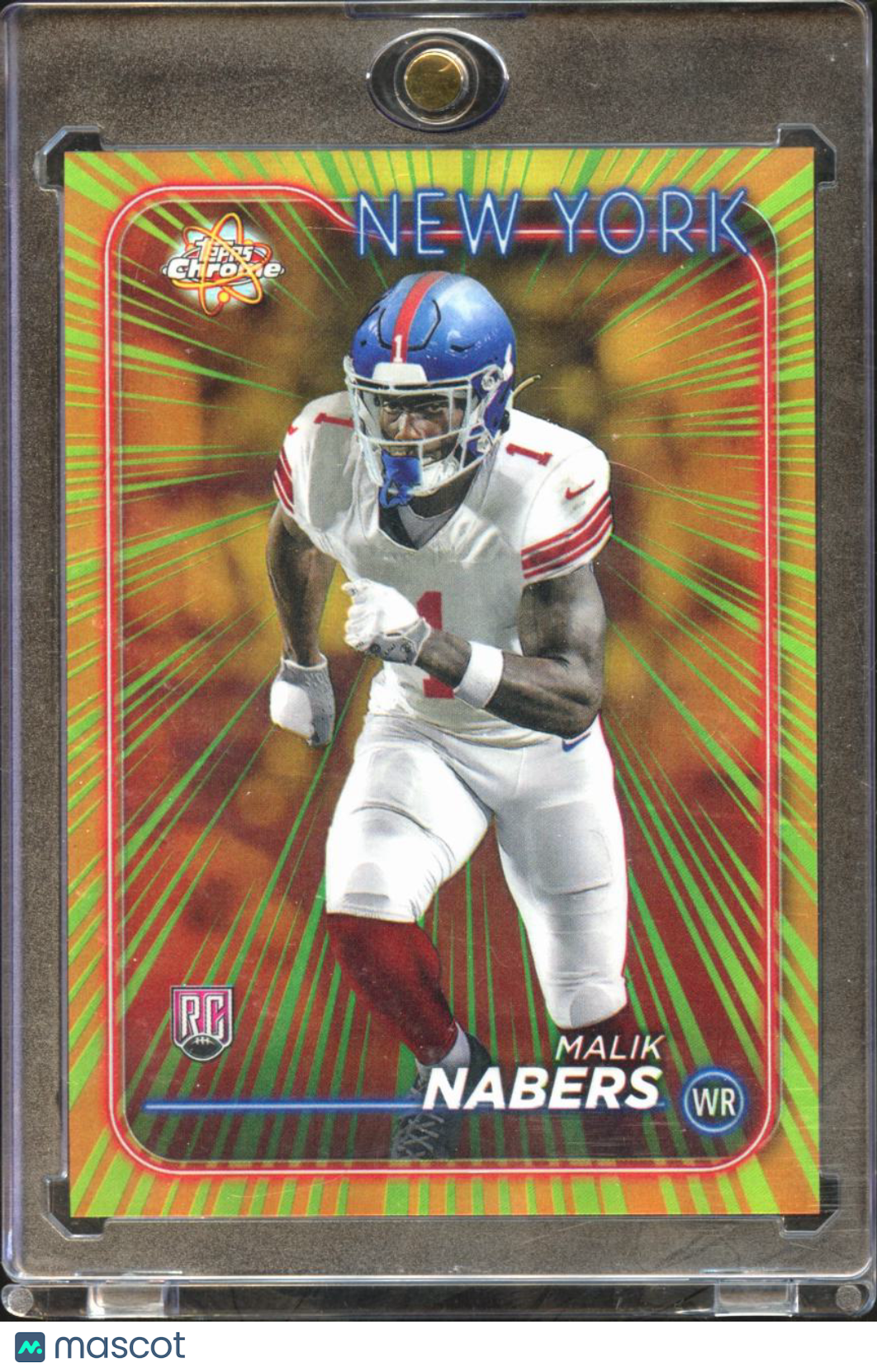 Malik Nabers 2024 Topps Chrome Radiating Rookies SSP RC New York Giants
