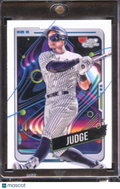 Aaron Judge 2024 Topps Chrome Cosmic White Whole Refractor SSP New York Yankees