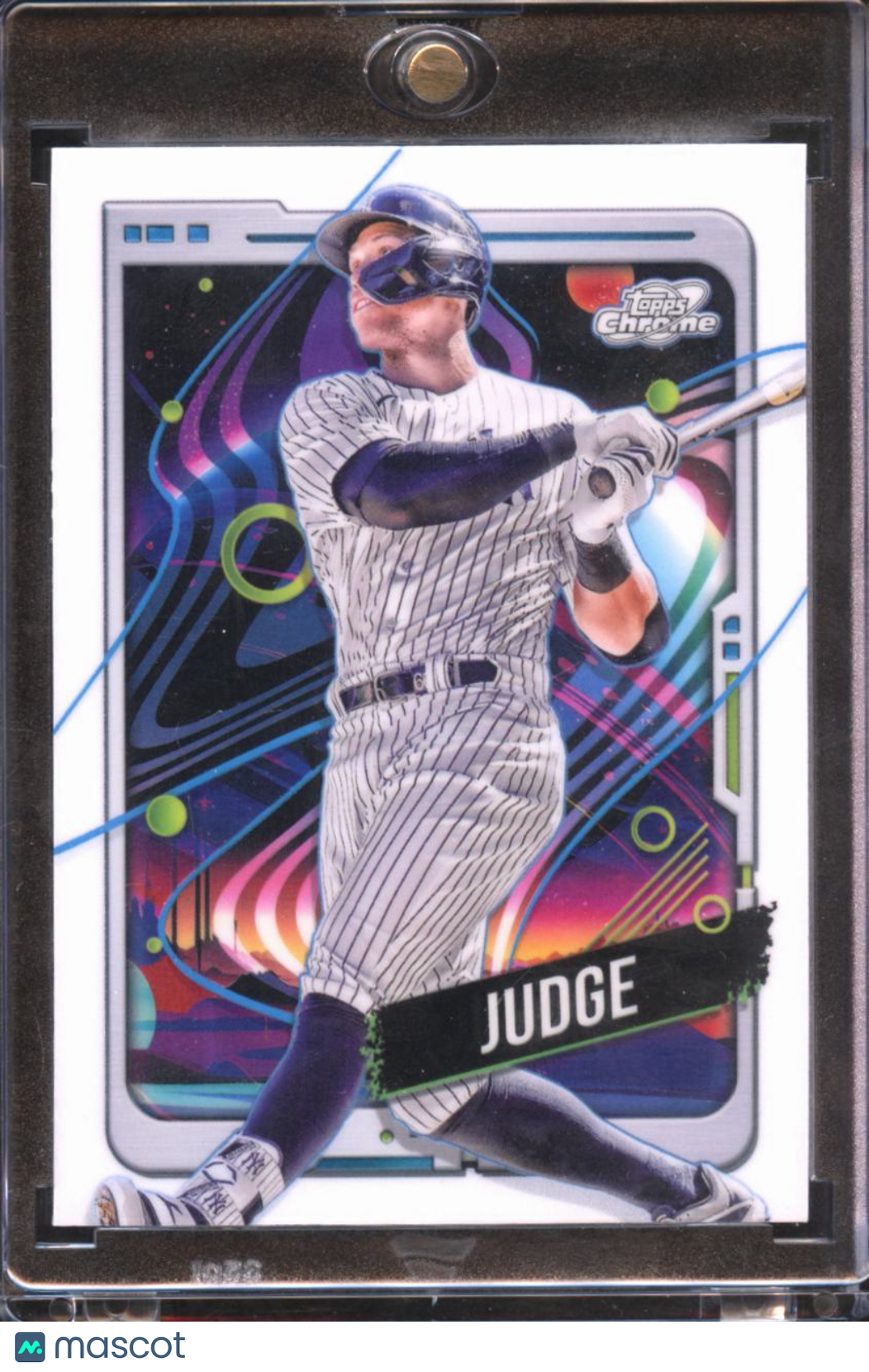 Aaron Judge 2024 Topps Chrome Cosmic White Whole Refractor SSP New York Yankees