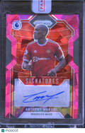 Anthony Martial 2021 Prizm Auto Autograph Pink Ice Manchester United