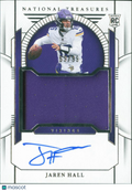 Jaren Hall 2024 National Treasures Auto Autograph Patch RC /99 Minnesota Vikings